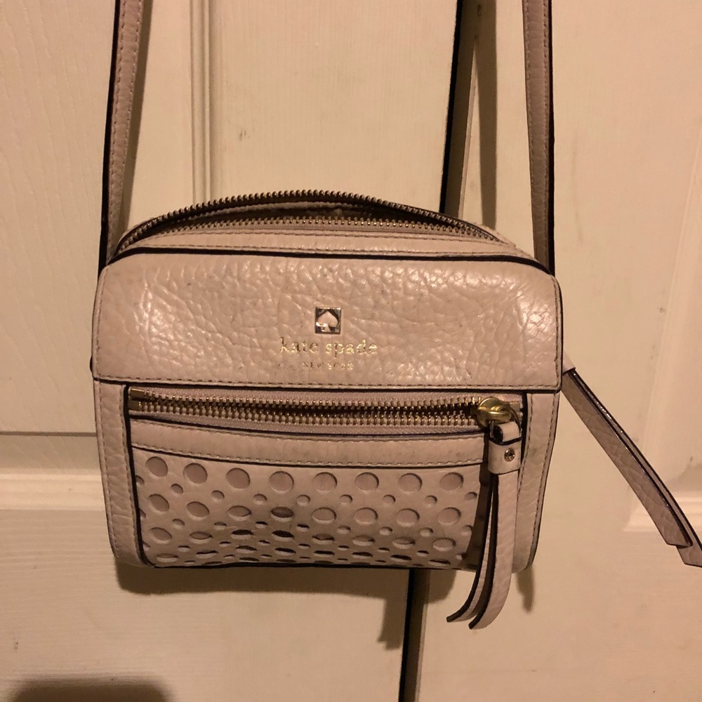 Pale pink cross body Authentic Kate Spade purse.